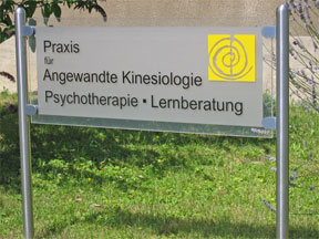 Praxisschild